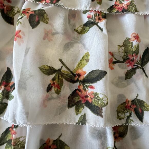 Y2K Vintage Abercrombie & Fitch Women's Medium Shirt Cami Babydoll Fairy Sheer - Picture 11 of 12